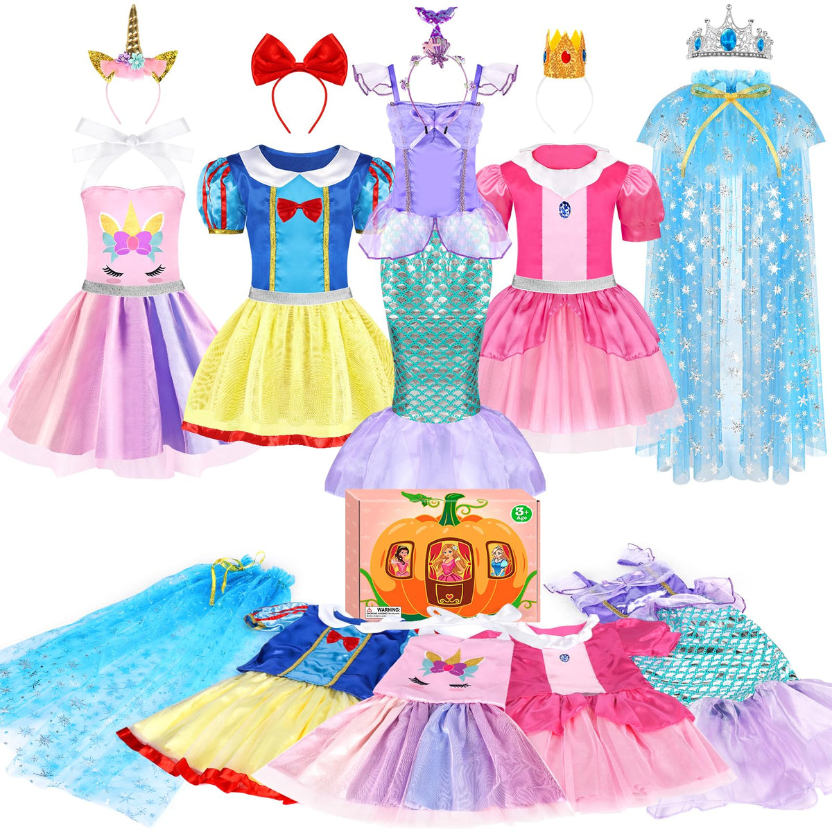 EULRGAUS princess dress top for girls 3-6 promotes imaginative play.