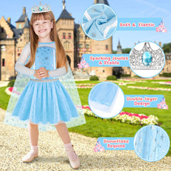 EULRGAUS unicorn-theme dress with wings, sparks creative role-play.
