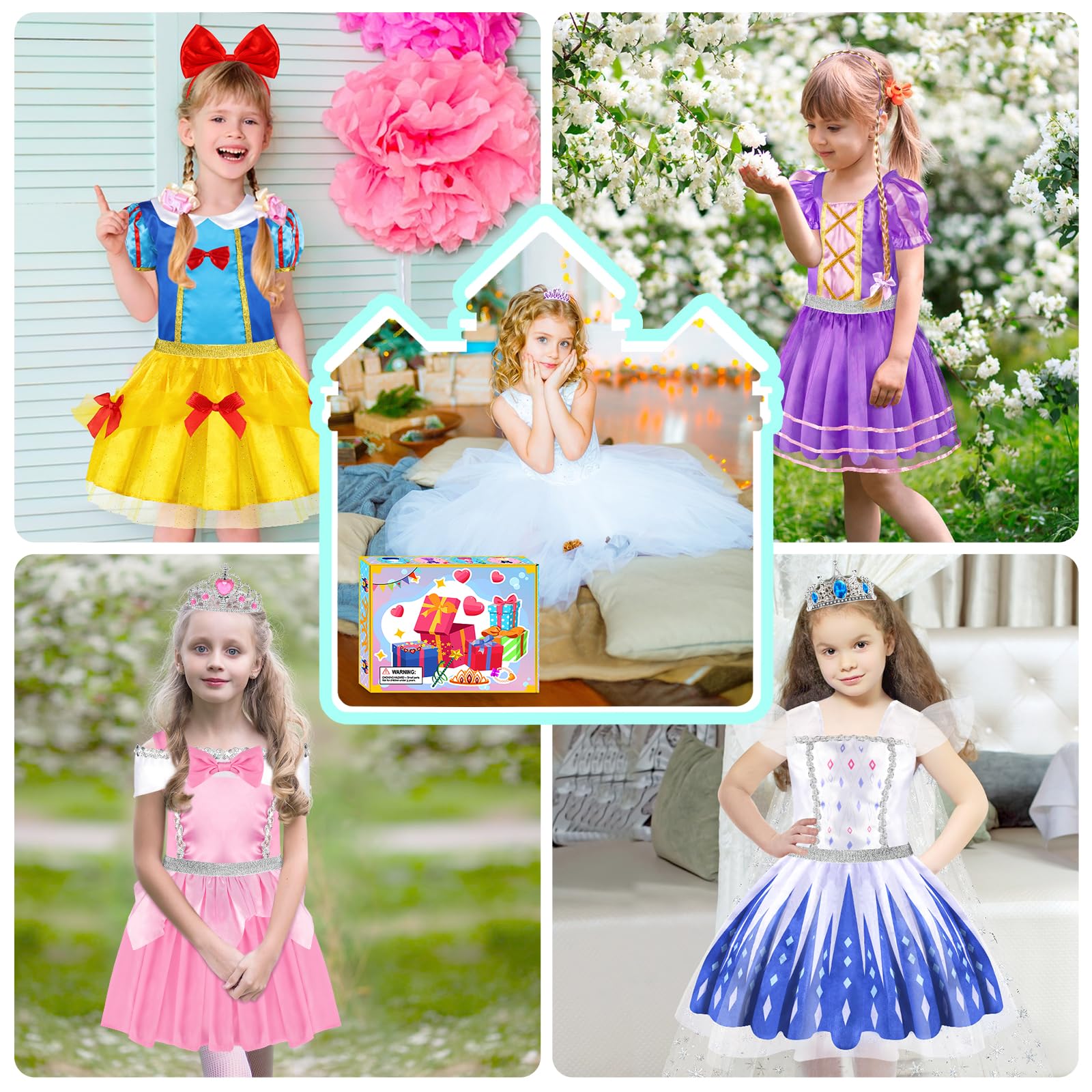 EULRGAUS princess outfit worn by child during pretend play