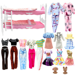 EumbHoa bunk bed assembly showcasing sturdy construction for safe doll sleepovers