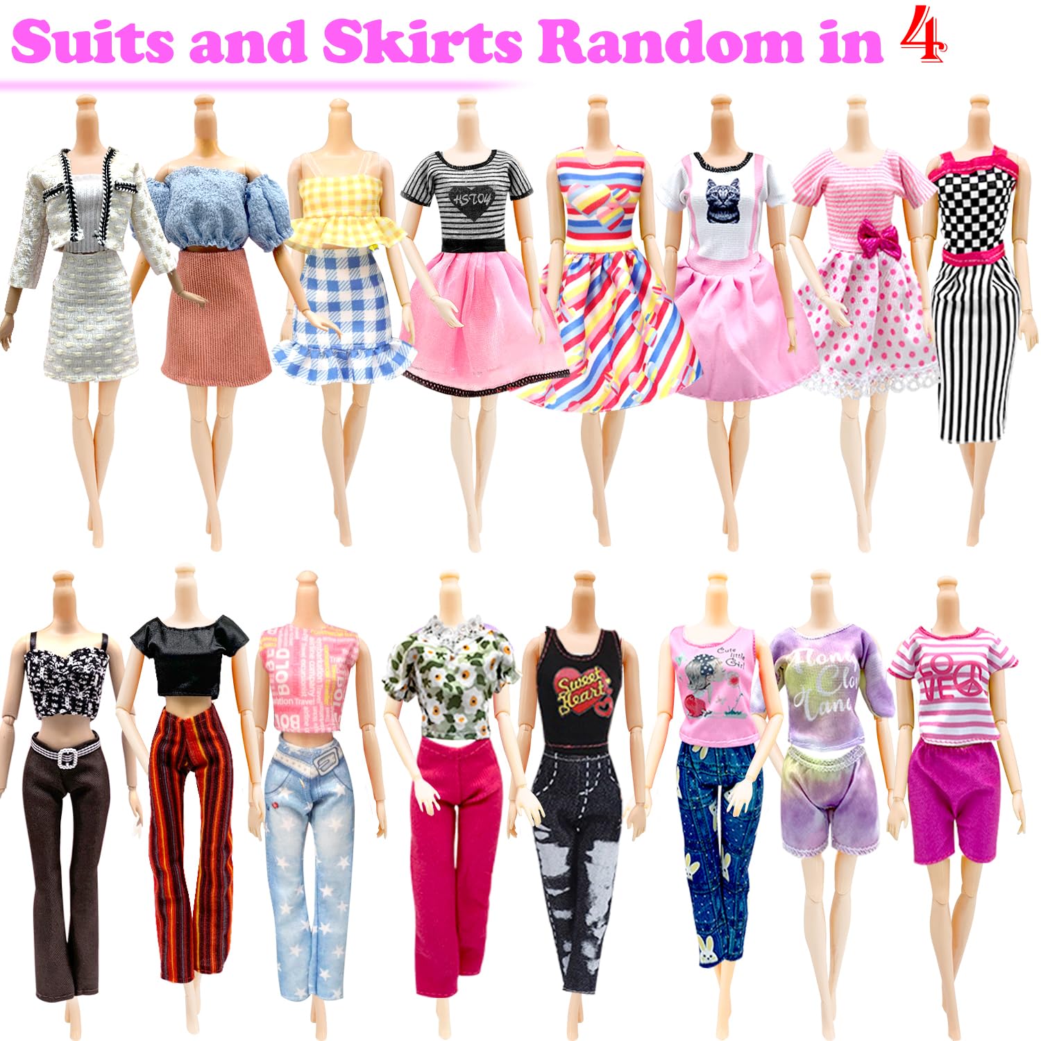 EumbHoa dolls outfits-6 displaying color and style variety for daily play