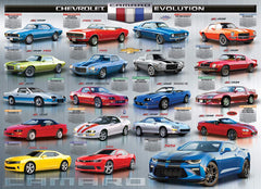 EuroGraphics Camaro Evolution finished puzzle image with vibrant colors for family fun.