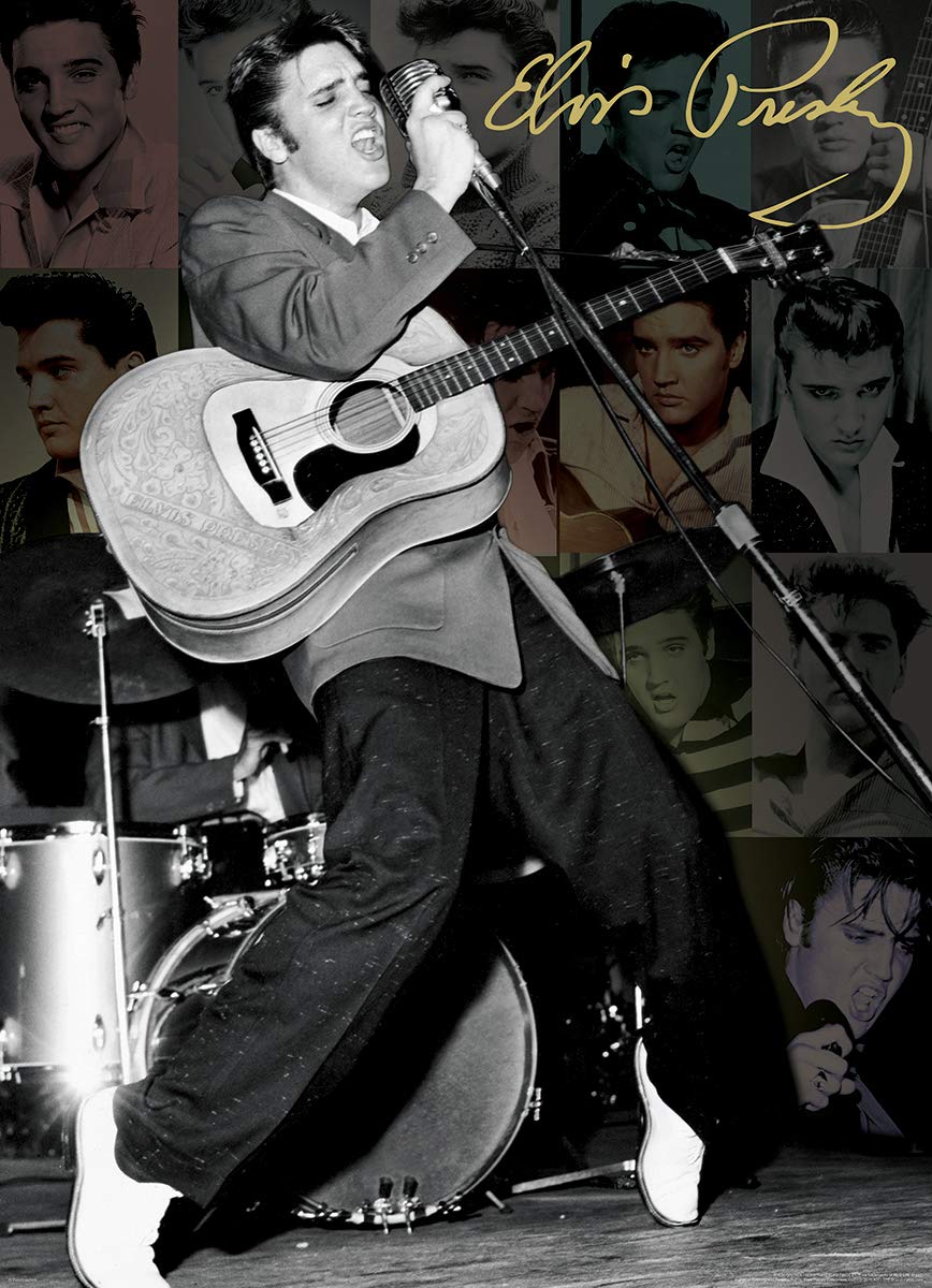 EuroGraphics Elvis Live Olympia Theater puzzle box shows durable packaging for storage and easy gifting.