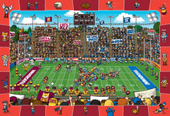 EuroGraphics Football Spot & Find puzzle pieces spread shows a challenging activity boosting focus.