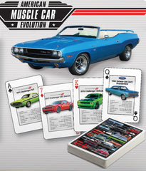 EuroGraphics Playng Muscle Cards featuring 1970 Chevelle SS 454, high-detail photos for collectors and fans.