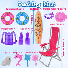 EuTengHao beach chair, surfboard, and dolphin props spark imaginative seaside adventures.
