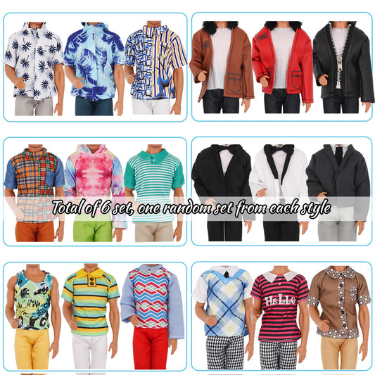 EuTengHao 12-inch boy doll sweatshirt for cozy dressing and easy outfit changes