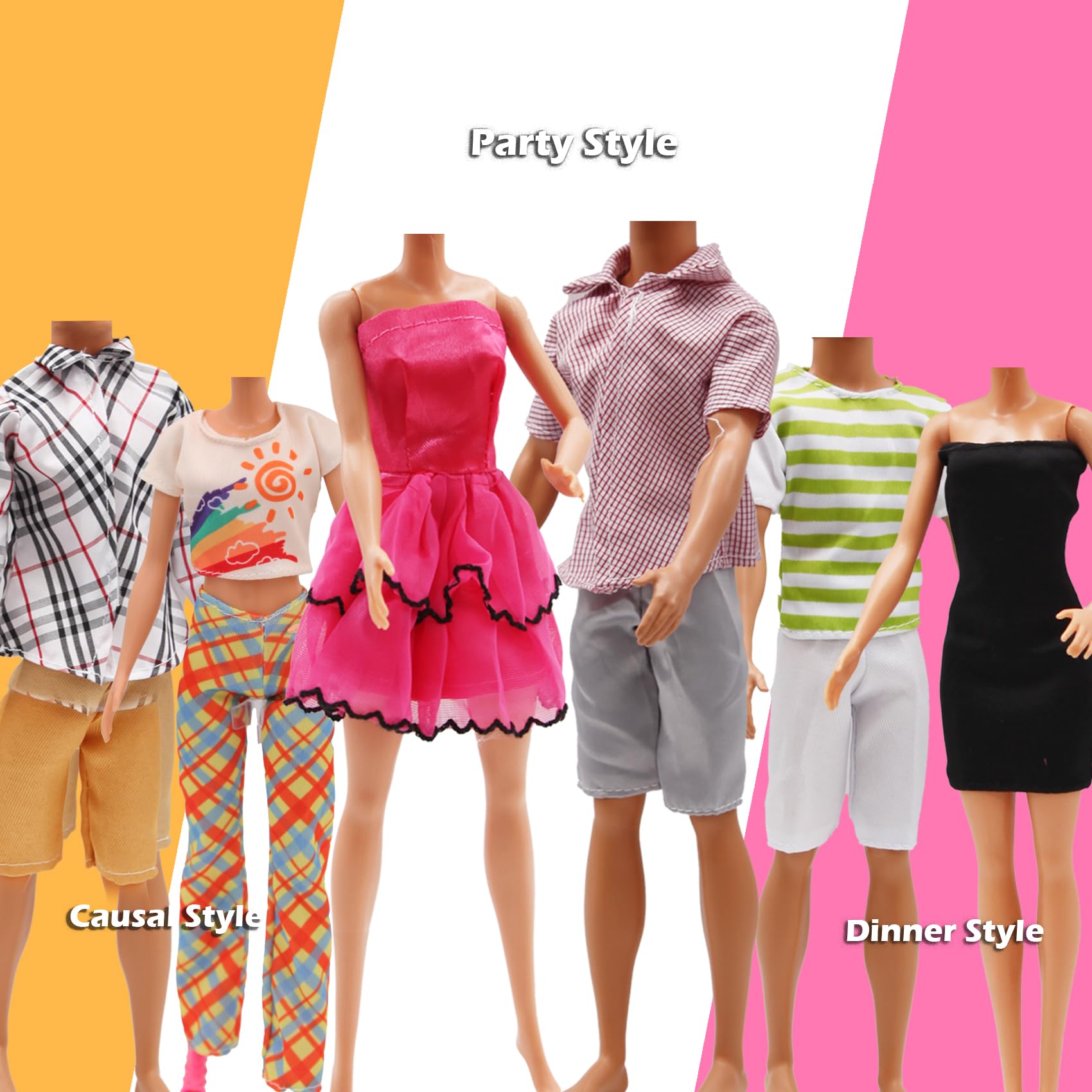 EuTengHao girl doll dresses in colorful styles to spark creativity