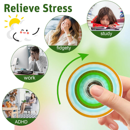 EUXAYCZQ sensory gyroscope patterns rotate for engaging sensory exploration.