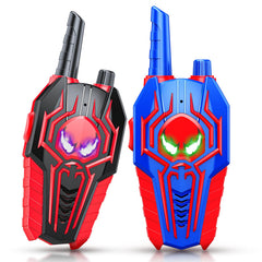 Evassal cool walkie talkies for kids in blue, easy grip for small hands.