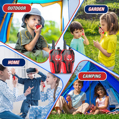 Evassal Kids Walkie Talkies offer a 1000-foot range for outdoor games