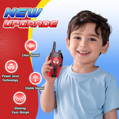 Evassal Kids Walkie Talkies anti-fall ABS body withstands backyard drops