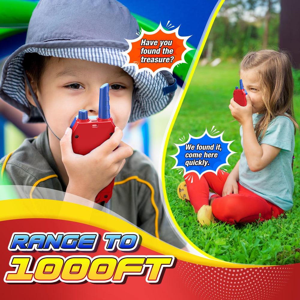 Evassal crystal-clear voice walkie talkies ensure clear communication on family hikes.