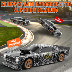 Everbigmai RC drift car 4WD for steady grip on tracks