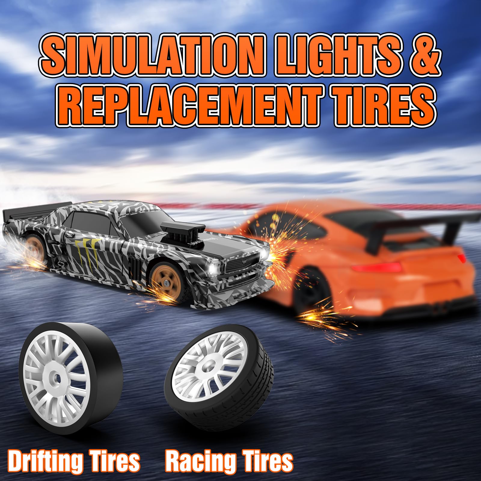 Everbigmai RC drift car remote control offers easy, responsive steering
