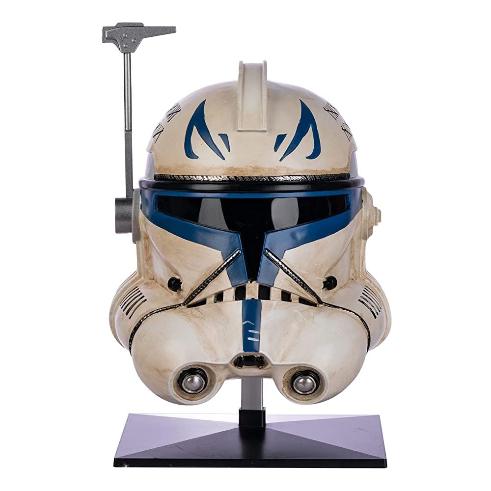 Evere Capt. Rex helmet front view for authentic cosplay display