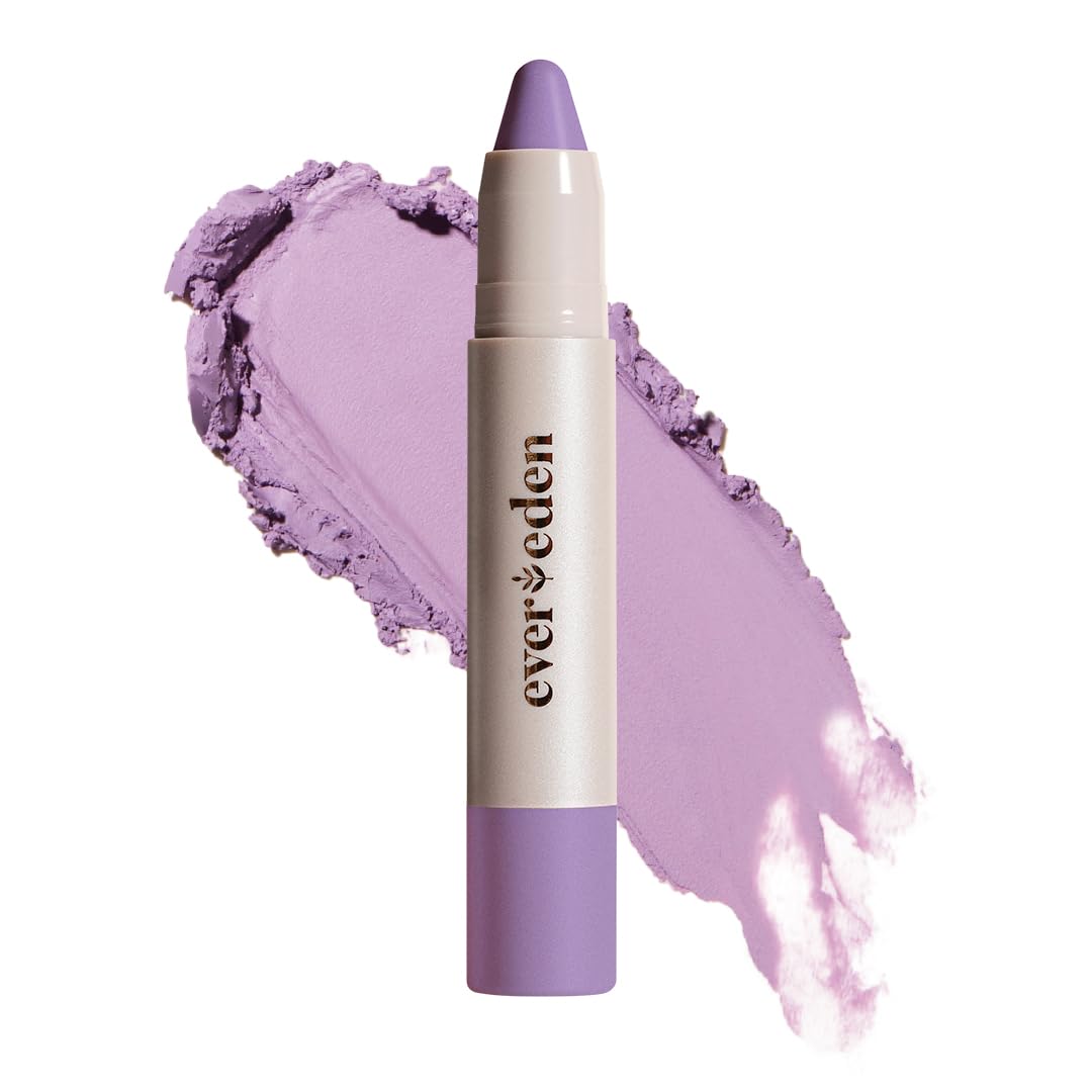 Evereden Kids Fantasy Face Crayon Little Lilac in use on skin for gentle play.