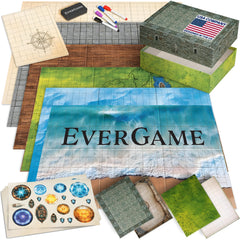 EVERGAME DND mats set with varied boards for rich campaign play