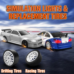 Everbigmai RC drift car replace tires lets you adapt to surfaces