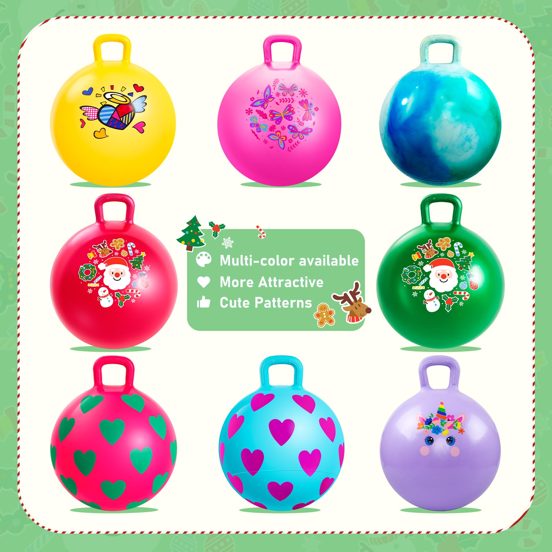 EVERICH TOY 2-pack hopper ball set offers versatile holiday entertainment.