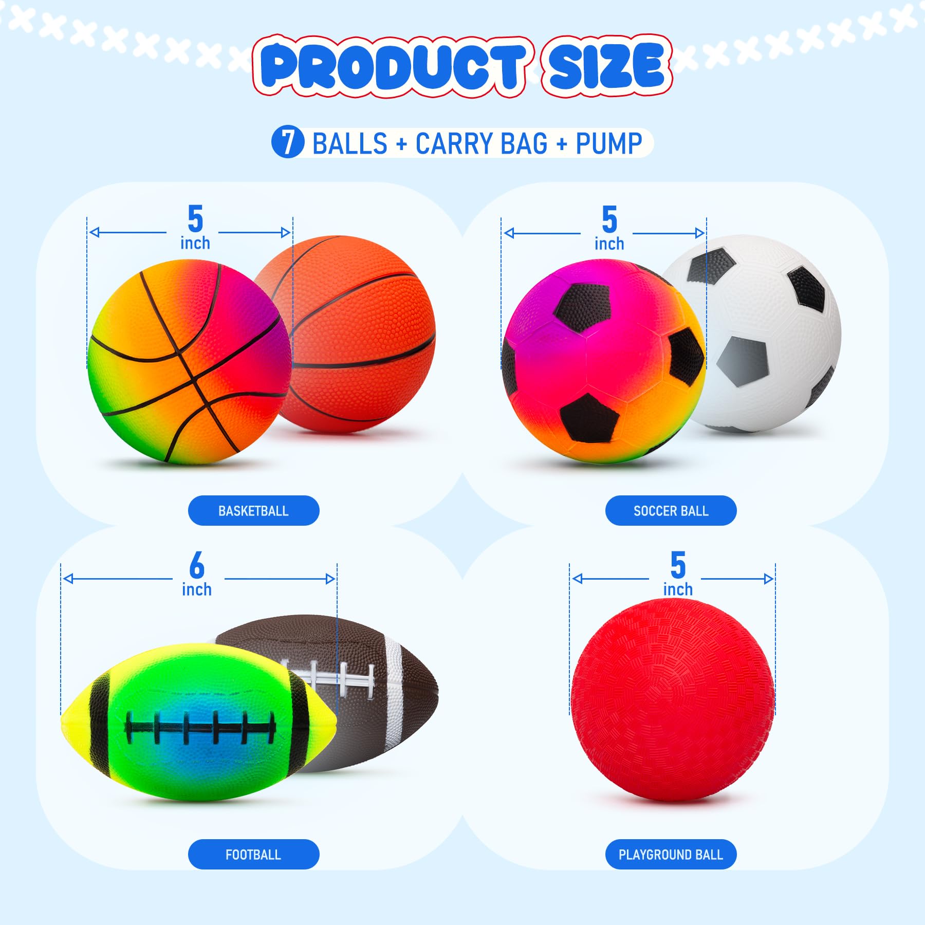 EVERICH TOY playground ball for versatile indoor and outdoor games.