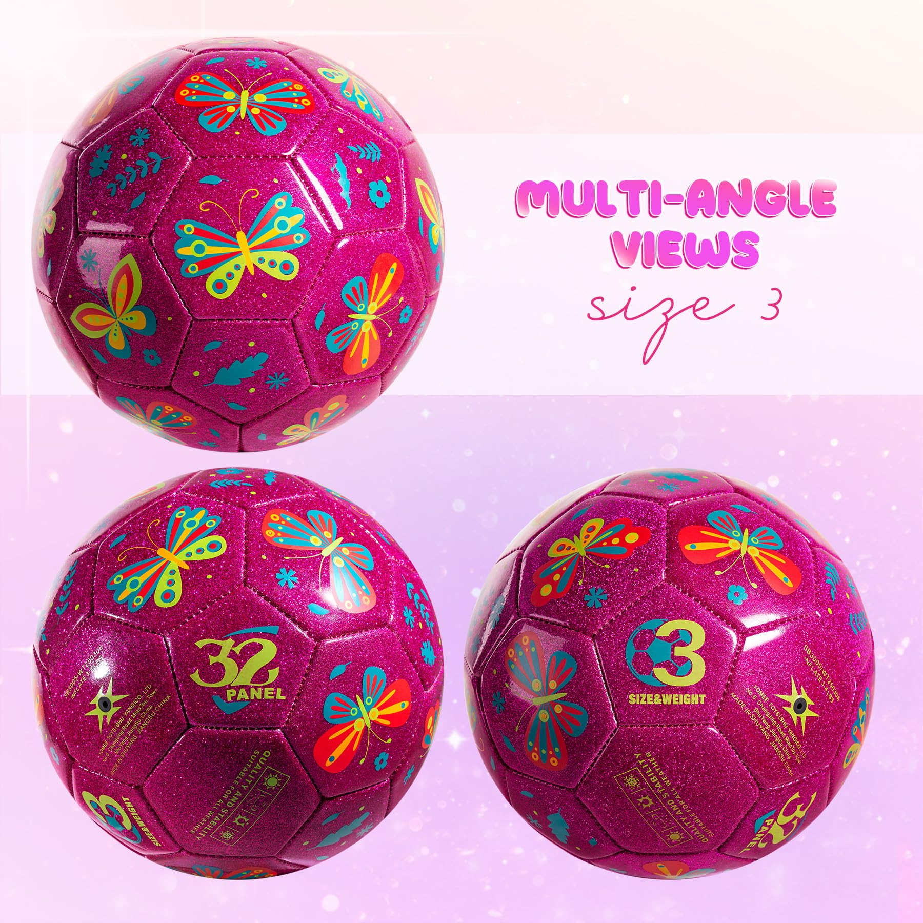 Everich Toy butterfly ball promotes outdoor activity and coordination