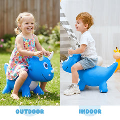 EVERICH TOY Triceratops bounce toy made with safe materials.