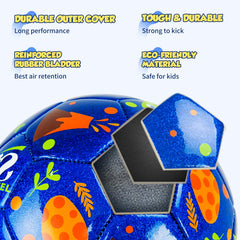Everich Toy dinosaur soccer ball pump close-up, easy inflation and reliable bladder.