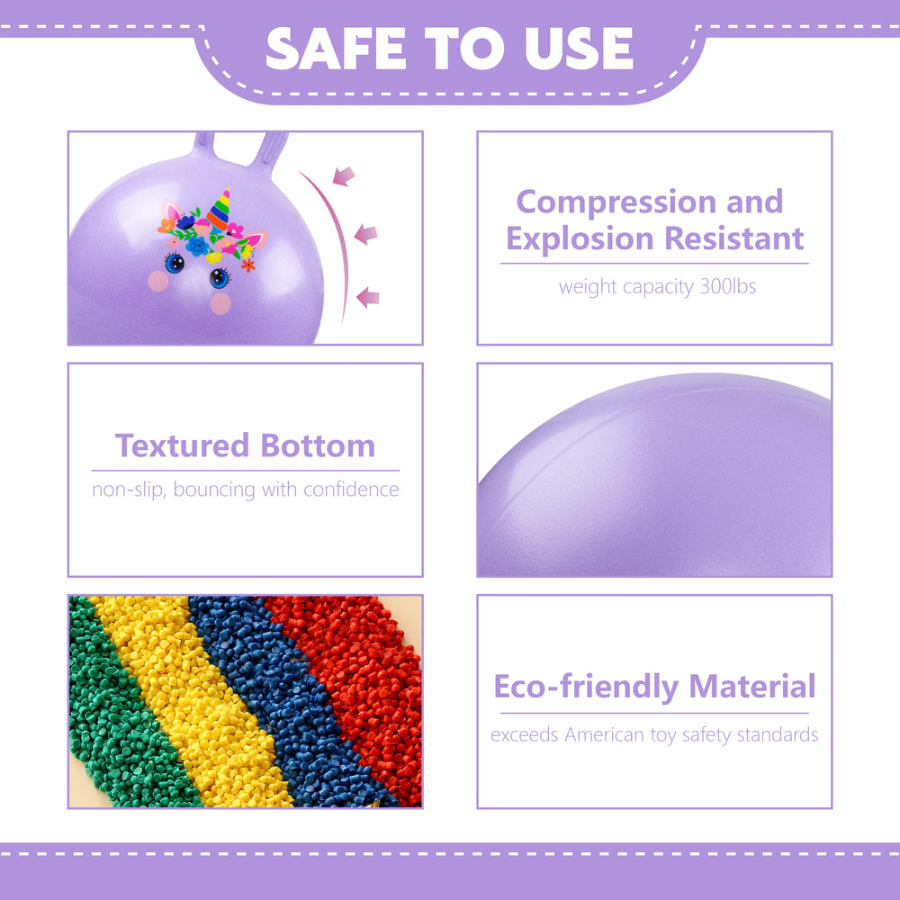 Everich Toy durable hopper ball with thicker material for longevity.
