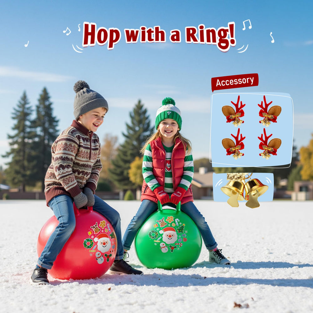 EVERICH TOY gift box presents a ready to gift Christmas bouncing set.