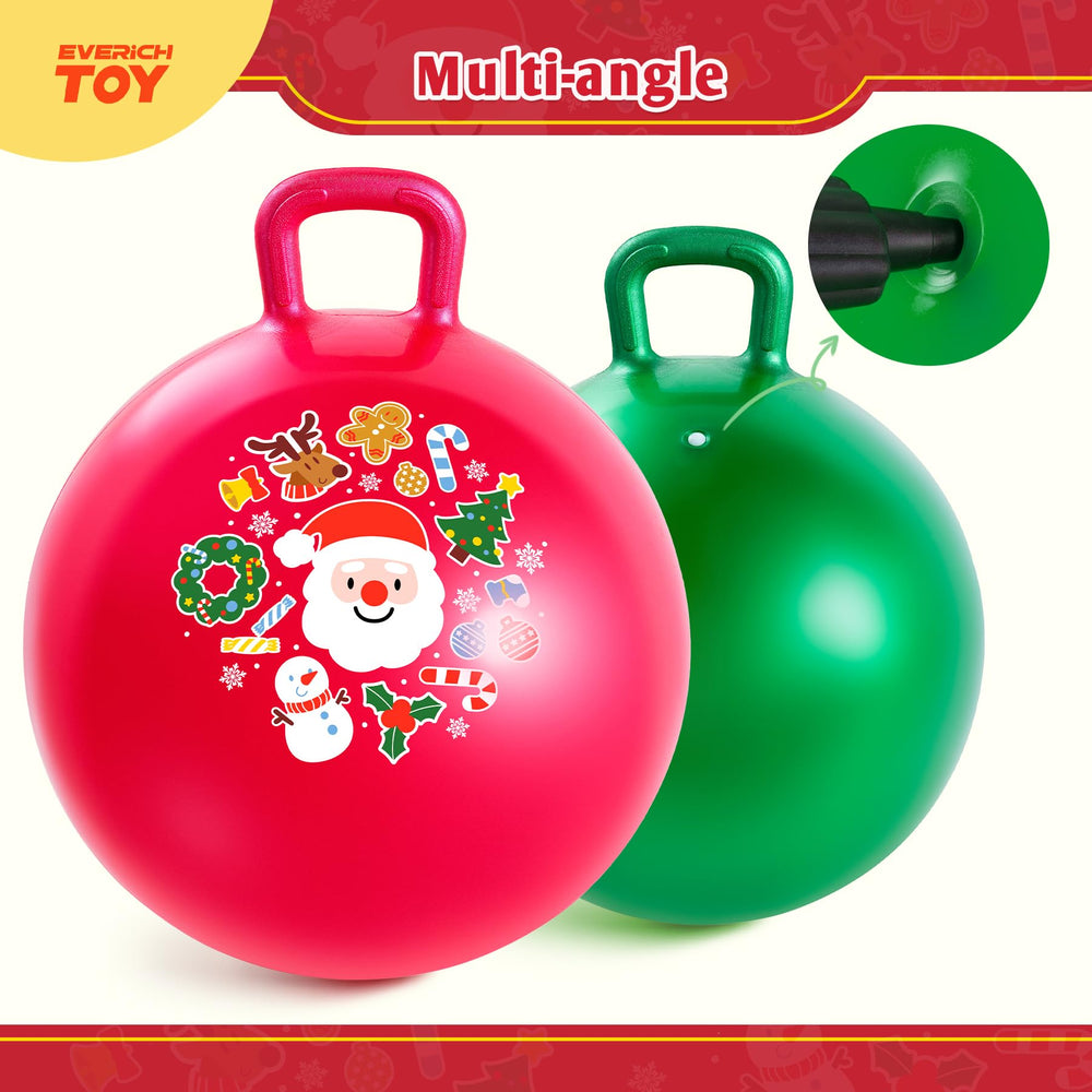 EVERICH TOY hopper ball non-slip bottom enhances stability on various surfaces.