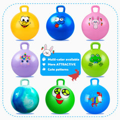 EVERICH TOY Hopper Ball includes pump for quick inflation.