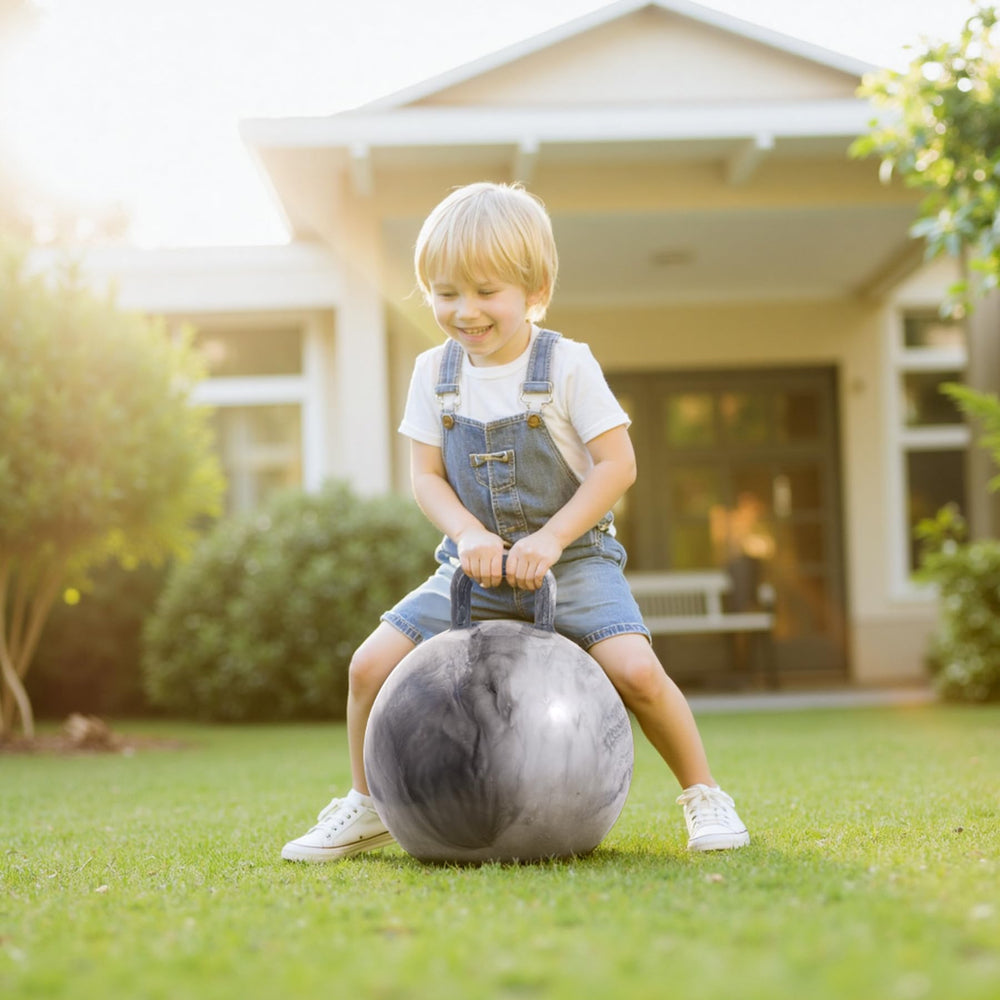 EVERICH TOY hopper ball safe construction with textured bottom for confident play.