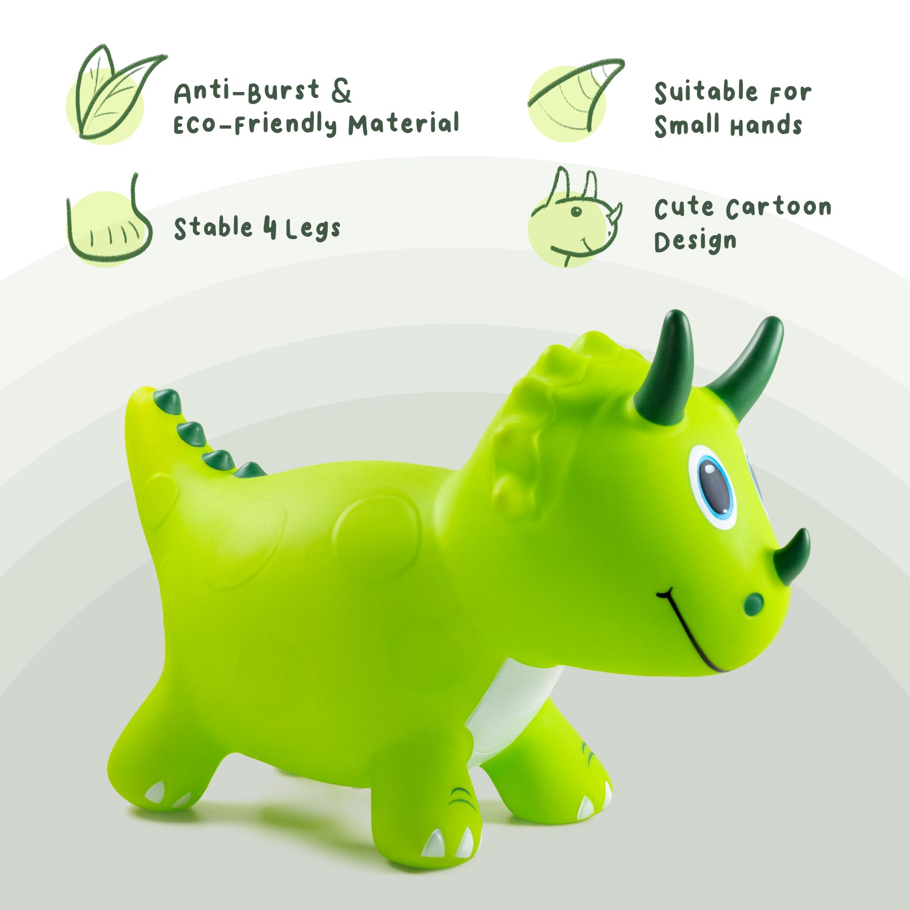 EVERICH TOY indoor-outdoor dino for living rooms and backyards.