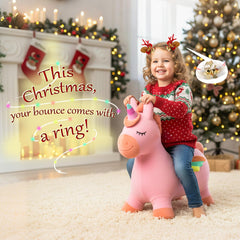 Everich Toy inflatable bouncer with wings and cute face sparks imaginative play indoors