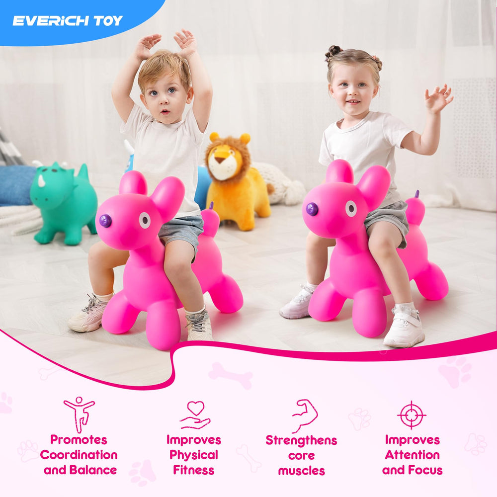 Everich Toy kids bounce toy indoors or outdoors for creative play