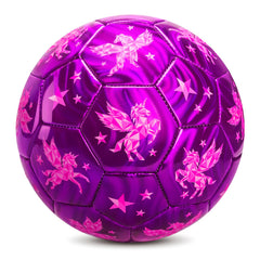 EVERICH TOY unicorn soccer ball front view, easy for beginners during outdoor play.