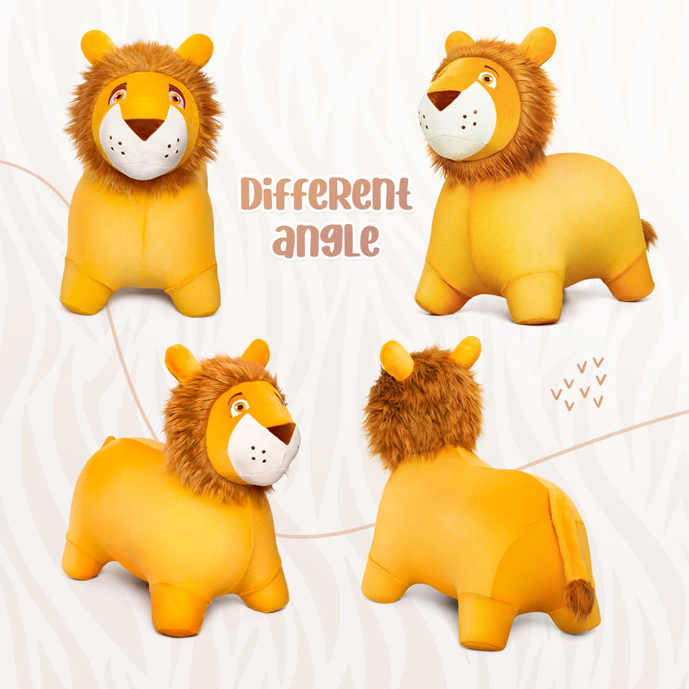EVERICH TOY Lion Bouncy Horse fluffy mane accents delight young riders.