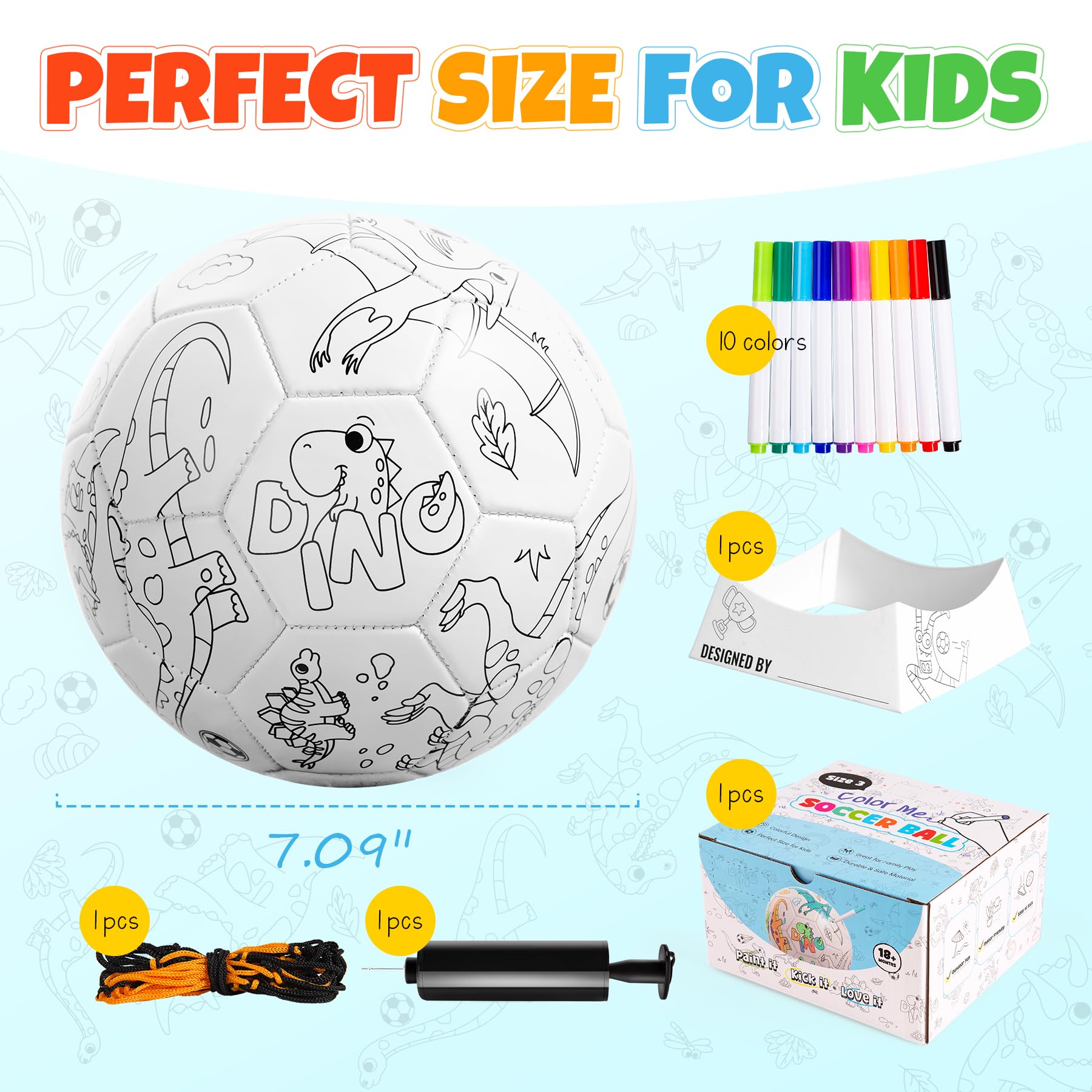 EVERICH TOY design ideas inspire creativity during DIY soccer decorating.
