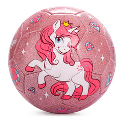 Everich Toy pink soccer ball size 3 for toddlers, ideal for beginner kicks