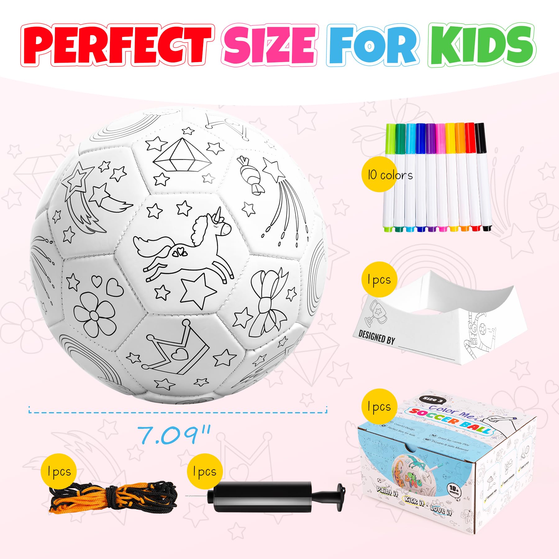 EVERICH TOY non-toxic washable markers for mess-free coloring sessions.