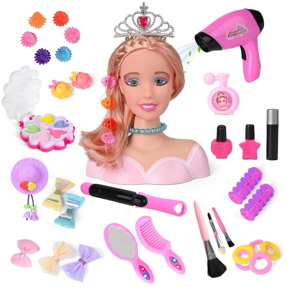 Everideals doll head styling set for imaginative hair makeovers and storytelling