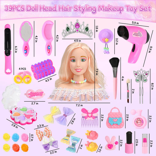 Everideals realistic hair dryer adds authentic pretend play with sound and airflow.