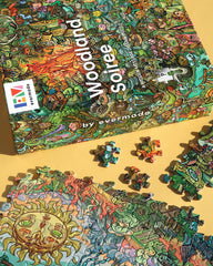 Evermade Woodland Soiree mystery map — clues guide the hidden message discovery.