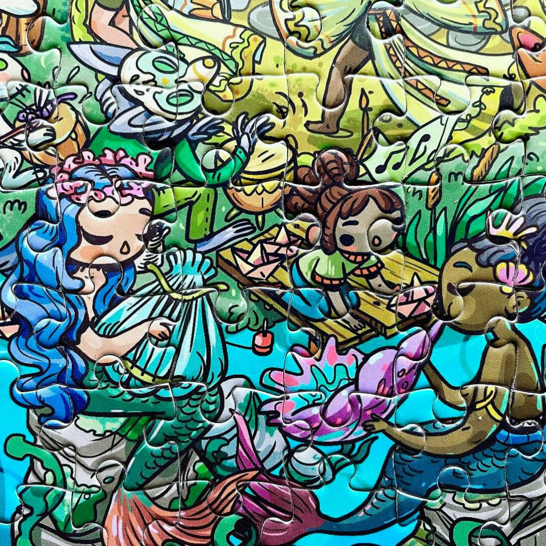 Evermade Woodland Soiree poster guide — full-color guide helps with assembly.