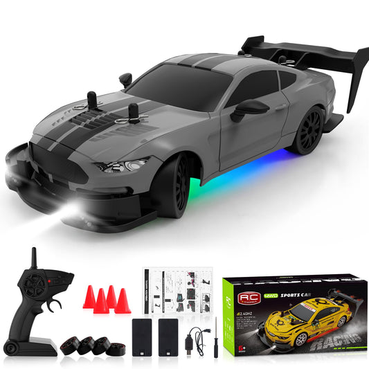 EversaleT RC drift car front view showing bold styling and race-ready design