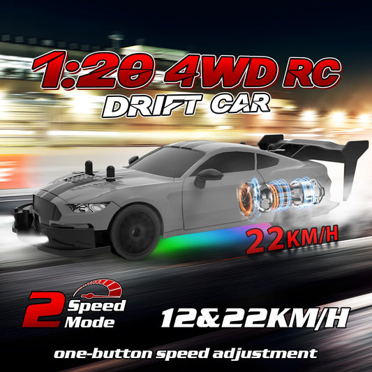 EversaleT RC drift car side view highlighting compact scale and agile stance