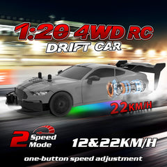 EversaleT RC drift car side view highlighting compact scale and agile stance
