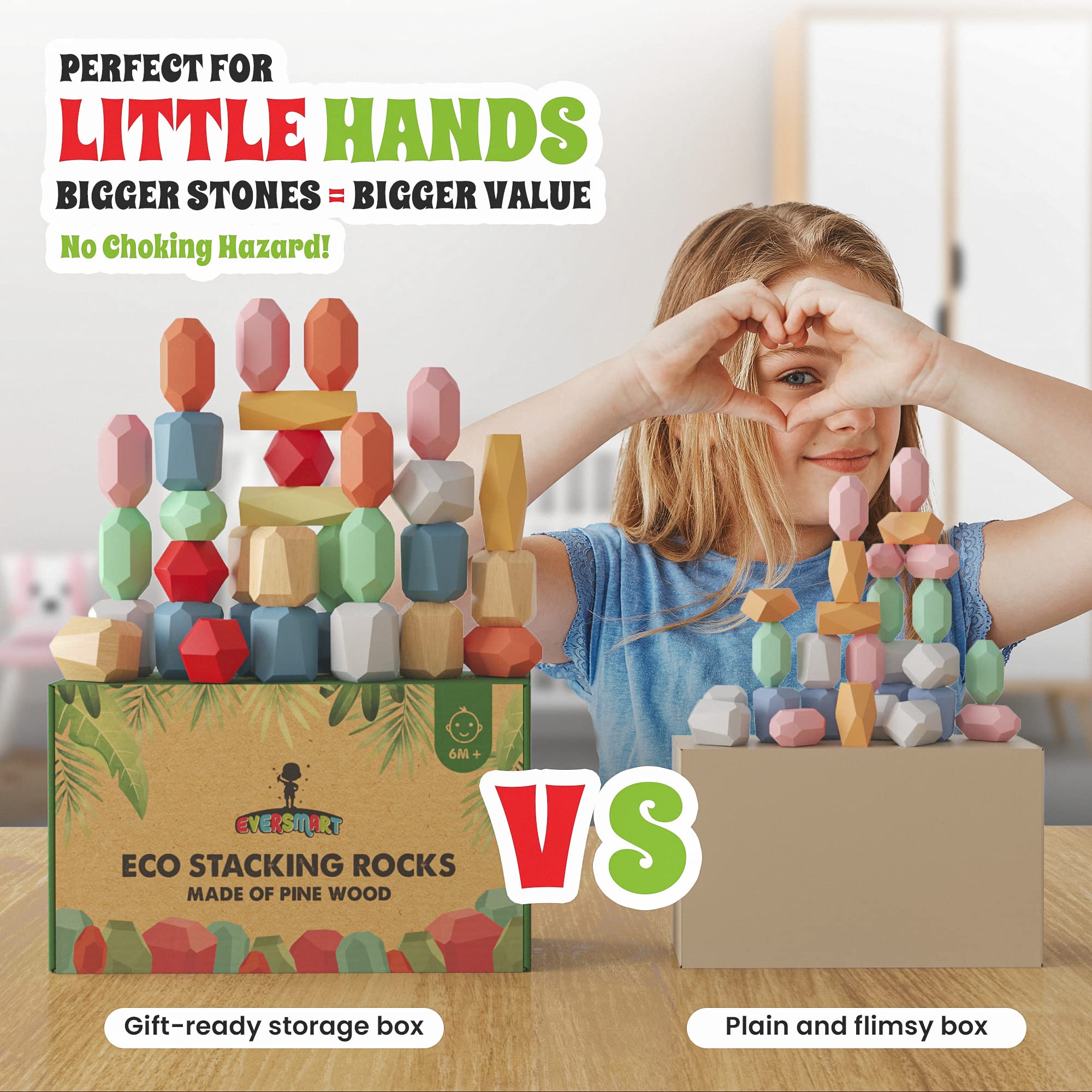 EVERSMART storage box keeps blocks tidy after playtime