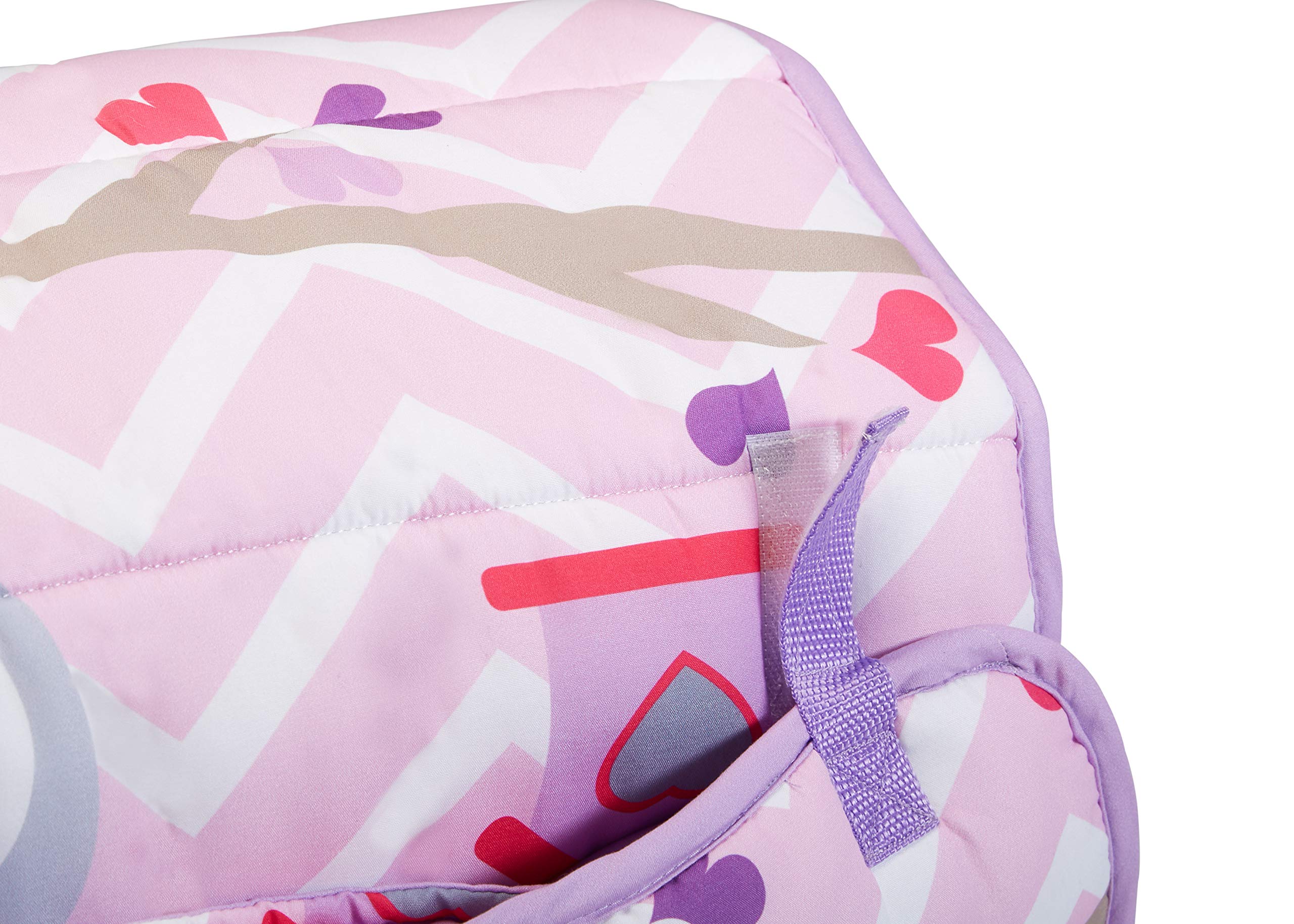 EVERYDAY KIDS Nap Mat with Removable Pillow Sweet Owls – Rollup Design for Preschool & Daycare (Ages 3–6)